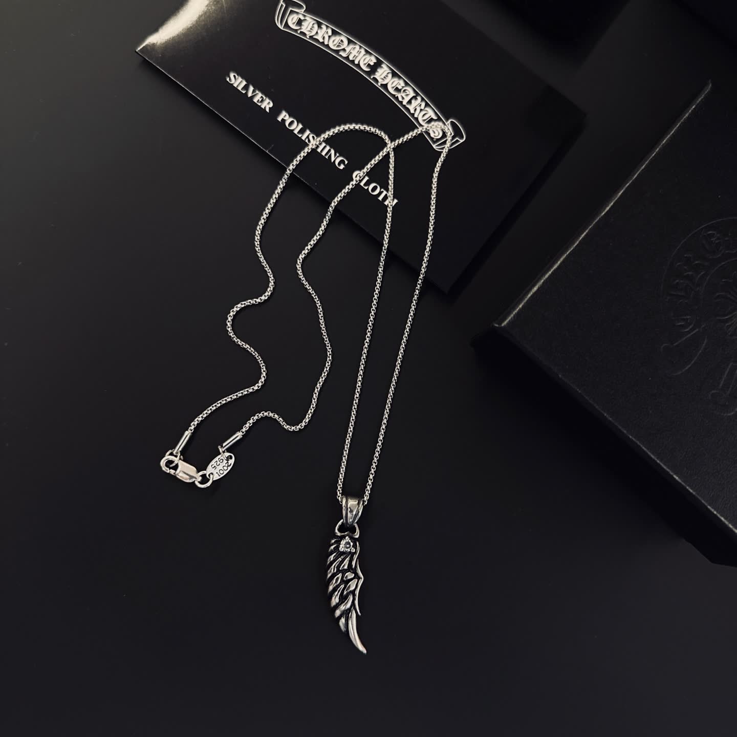 Chrome Hearts Wing Pendant Necklace